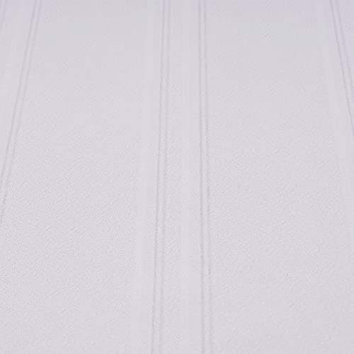 Rewallpaper Faux Beadboard Wallpaper Peel And Stick White Vinyl Contact Paper Waterproof Self Adhesive 17.5In X 9.9Ft Wainscoting Panels Paintable Paneling Wallpaper Roll For Walls Ceiling Bathroom #TOP5