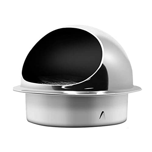 Cubierta de salida de ventilación pared redonda Ø80mm mosquitera para sofito 2