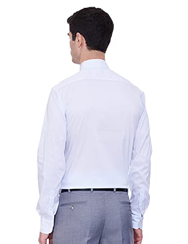 Image of Marks & Spencer Mens Solid Polyester Blend Collared Neck Regular Fit Easy Iron Shirt (Pack of 2)