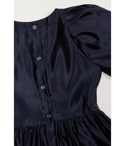 Janie and Jack Girls' Satin Bow Dress (Toddler/Little Big Kids)2