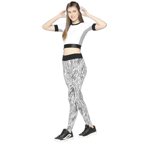 Image of Being Human Women's Casual Legging Fit Leggings (Jet Black)