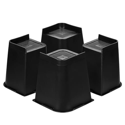 Uping Elevador Patas Muebles Alzas Cama Elevadores para Camas Mesa Sofa Alzador para Cama, Aumente Altura en 15 cm