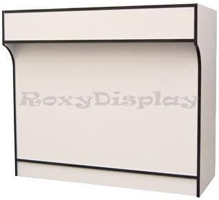 (SC-LTC4M) Merchandiser Ledgetop Counter Knockdown, Also available in Cherry, Black, and White color, wrap counter, store fixture.