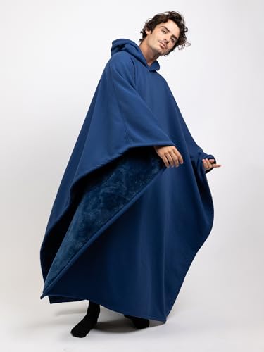 Image of FREE THE SHEEP Eden Hoodie - Oversized Weighted Hoodie Cloak with Ultra-Soft Faux Fur Liner