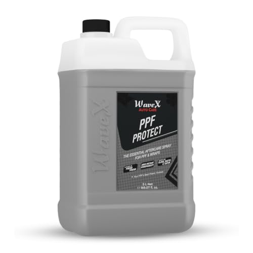 Image of Wavex PPF Protect Aftercare Spray for PPF & Vinyl Wraps - 5L | Aftercare Spray, Hydrophobic Shine, Dust Remover, Streak-Free Finish, Safe on Gloss, Matte & Satin Surfaces