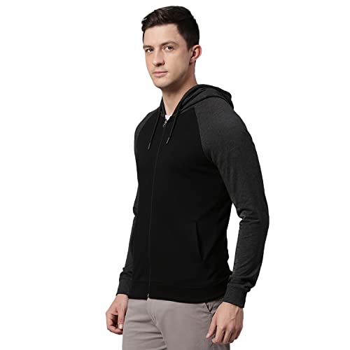 Image of HIGH Star Men's Fleece Colorblock Hooded Sweatshirt