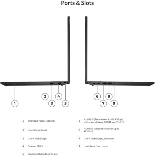 Image of Lenovo ThinkPad P16s Gen 4 Copilot+ Mobile Workstation 16 inch 4K OLED Touch | AMD Ryzen AI 7 350, Radeon 860M, 16GB DDR5, 1TB SSD, Backlit, Fingerprint, 2 Thunderbolt 4, WiFi 7+BT, Win 11 Pro