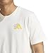 adidas Men's Food Grilled Cheese Graphic T-Shirt, Off White, Medium