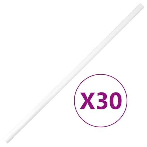 Canaleta para cables de PVC de 1 pulgada con clips, color blanco, 30 canales miniatura 2
