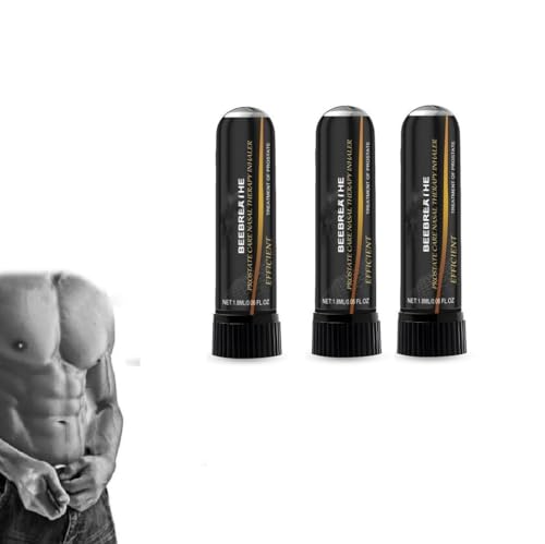 Biancat BeeBreathe Inhalador nasal, Biancat Prostavibe Inhalador, Inhalador nasal para próstata, Alivio natural de las molestias en la prostatitis masculina (3pcs)