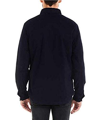 Jachs Men’s Flannel Lined Shirt Jacket (L, Denim)2