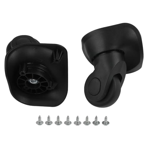 Luggage Wheel Suitcase Replacement Luggage Wheels Repair DIY Accessories Trolley Suitcase Rotating Wheel(Black S,2set)3
