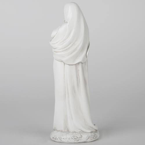 Estatua de Madonna y Niño 7 pulgadas decoración católica miniatura 5