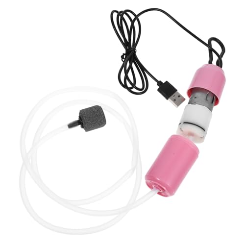 CIYODO Portable USB Fish Tank Oxygen Pump Silent Operation for Aquariums High Oxygen Output Compact Design for Easy Carrying for Fish and Aquatic Plants