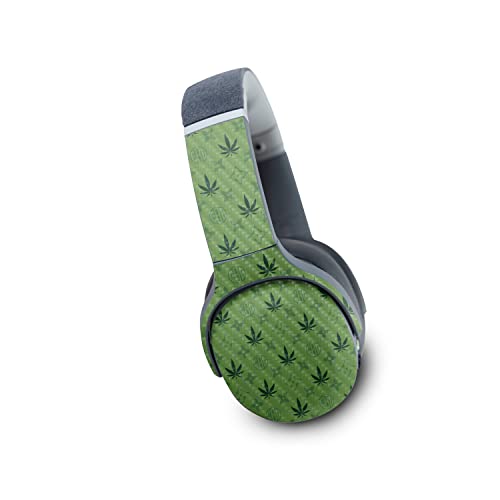 Image of MightySkins Carbon Fiber Skin Compatible with Skullcandy Crusher Evo Wireless - CBD Green | Protective, Durable Textured Carbon Fiber Finish | Easy to Apply | Made in The USA