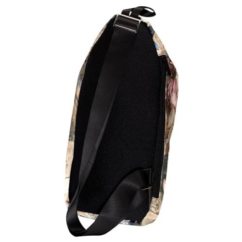 Sac à dos à bandoulière vintage compact anti-fatigue