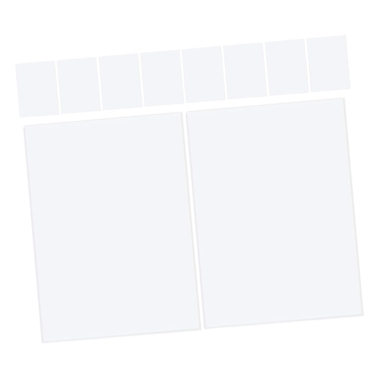 Holibanna 10pcs Acrylic Sheets Picture Frame Acrylic Board Picture Frame Crafting DIY for Projects