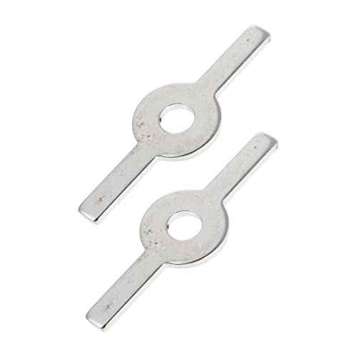 Ciieeo 3 Sets 2pcs Stainless Sausage Stuffer Blades Gasket Brackets for Home Meat Support Kitchen Gadgets