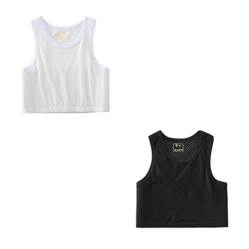 BaronHong Tomboy Breathable Mesh Sturdy Stretchy Pullover Chest Binder Masculine Tank Top