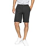 33,000ft Golfhose Herren Kurz, Leichte Stretch Kurze Hose Bermuda Schnelltrocknend Outdoor Shorts für Wandern, Camping, Reisen Schwarz 34W
