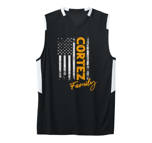 Cortez Surname American Cortez Last Name Cortez Adult & Youth Basketball Jersey