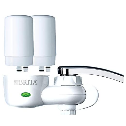 Brita On Tap Faucet Water Filter System, Includes:1 System+2 Filters