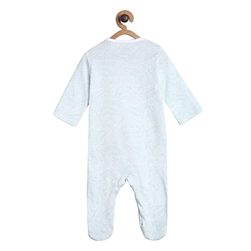 Image of miniklub Unisex Infants Pack of 2 Multi-Coloured Printed Sleepsuits