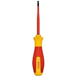 Bosch Professional Chave de fendas VDE SL5,5 × 100 (certificada até 1000 V, isolada com elastômero termoplástico (TPE)