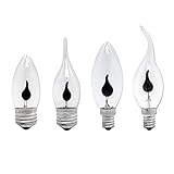 Parámetro: 3W AC220v GHC LED Bombillas LED de iluminación decoración de época Edison E14 E27 Bombilla LED luz de la Llama de la Vela Efecto del Bulbo 3W AC220V Hogar for la ampolla Bulbo de la Vela