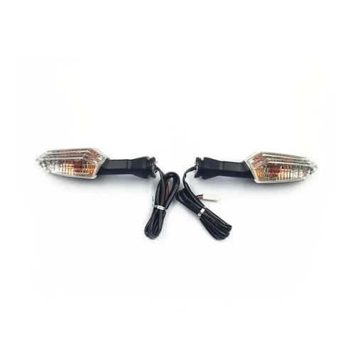 SISIFEIER Compatible Con Kawasaki NINJA 300 650 1000 Z1000SX Z800 ER-6N ER-6F ZX-6R Intermitentes Traseros Motocicleta Luz Señal Giro Luz(Clear Bulb light)