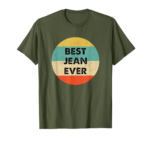 Jean Name T-Shirt, Men, Olive Green, X-Large