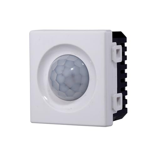 Sensore di movimento infrarossi PIR 2P compatibile Bticino Matix colore bianco