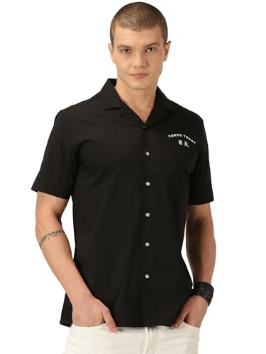 Image of Thomas Scott Mens Striped Regular Fit 100% Cotton Casual Shirt with Button Down and Long Sleeve (TS1057 Green 4XL)