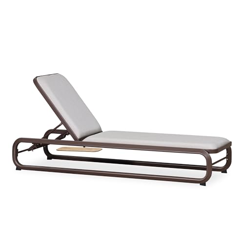 Image of PURPLE LEAF 1 Piece Patio Chaise Lounge Luxury Heavy-Duty Coffee