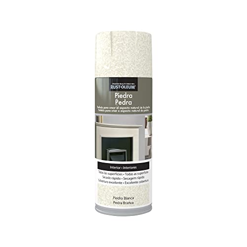 Rust-Oleum pintura efecto Piedra en spray Piedra Blanca 400 ml