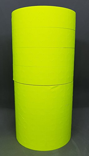 Étiquettes Monarch 1131 jaune fluo lisibles pour éviter les erreurs de prix