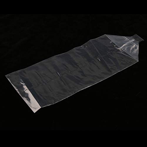 Fenteer Sacchetto di Plastica Piatto Trasparente