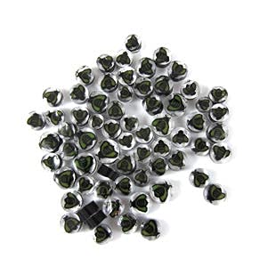 1/2 Lb Dichroic Scrap on Wissmach Thin Black COE 90 Austin 74564