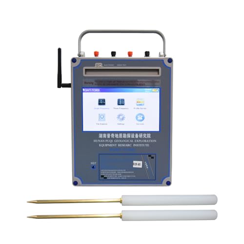 PQWT TC900 Underground Water Detector Groundwater Finder for Well Aquifer Survey Water Vein Locator and Mineral Exploration 150M/300M/600M/1200M Depth Optional