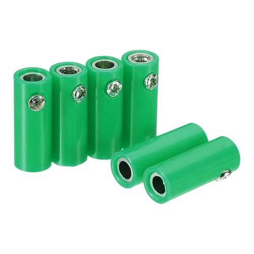 Conectores banana 4mm MECCANIXITY verdes solucionan problemas de ruido por cables sueltos de audio