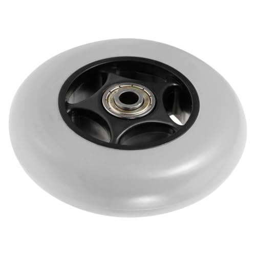 BESTYASH Heavy Duty Wheelchair Wheel Replacement Front Wheel 100mm Diameter Smooth Quiet Wear-Resistant
