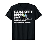 Photo Gallery parrocchetto per parrocchetto con scritta "mom definition" maglietta Photo Gallery parrocchetto per parrocchetto con scritta "mom definition" maglietta