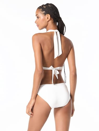 Michael Kors Women's Solid Logo Ring Halter Top3