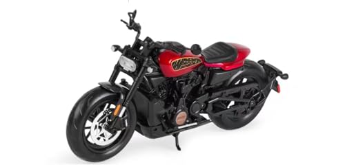 Moto 1:12 Harley-Davidson réplique fidèle sans poussière ornement multicolore avec amortisseur