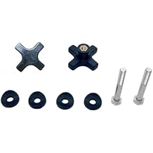 Rollator Walker Replacement Parts - 2 Set Universal Rollator Accessories, Walker Accessories Arm Adjustment Knobs with M6 Screws and Washers