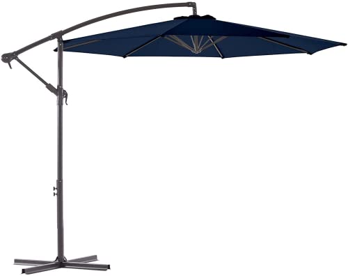 wikiwiki H Series Patio Offset Hanging Umbrella 10 FT Cantilever Outdoor Umbrellas...