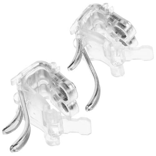 TOKIDNY Controller di Gioco Mobile con Grilletto Reattivo per Telefono Trigger per Fuoco e Mira Maniglia Ergonomica in Abs e Gomma Compatibile per Giochi su Smartphone