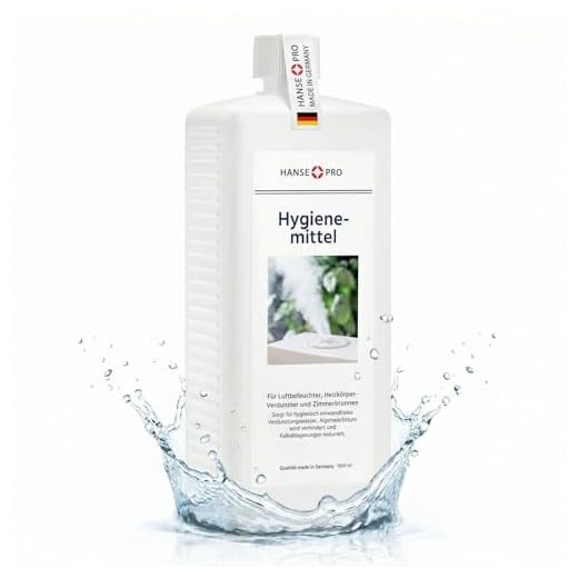 Hansepro Hygienemittel, 1 x 1000 ml I Für Luftbefeuchter, Luftreiniger, Luftwäscher, Heizkörper-Verdunster, Zimmerbrunnen I hält Verdunstwasser hygienisch einwandfrei I Water Conserver