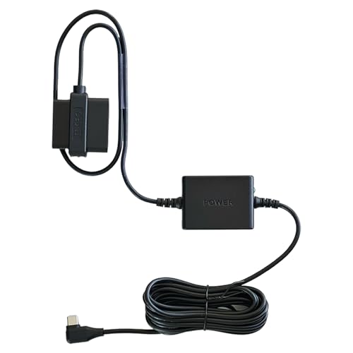 Cobra 2.5A DIY Hardwire Kit - OBDII to USB-C/Micro-USB with 15ft Cable, Compatible with SC 400D, SC 250R and Other Dash Cam Models