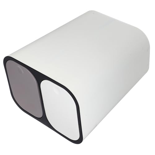 VICASKY bote de basura con 2 compartimentos beige